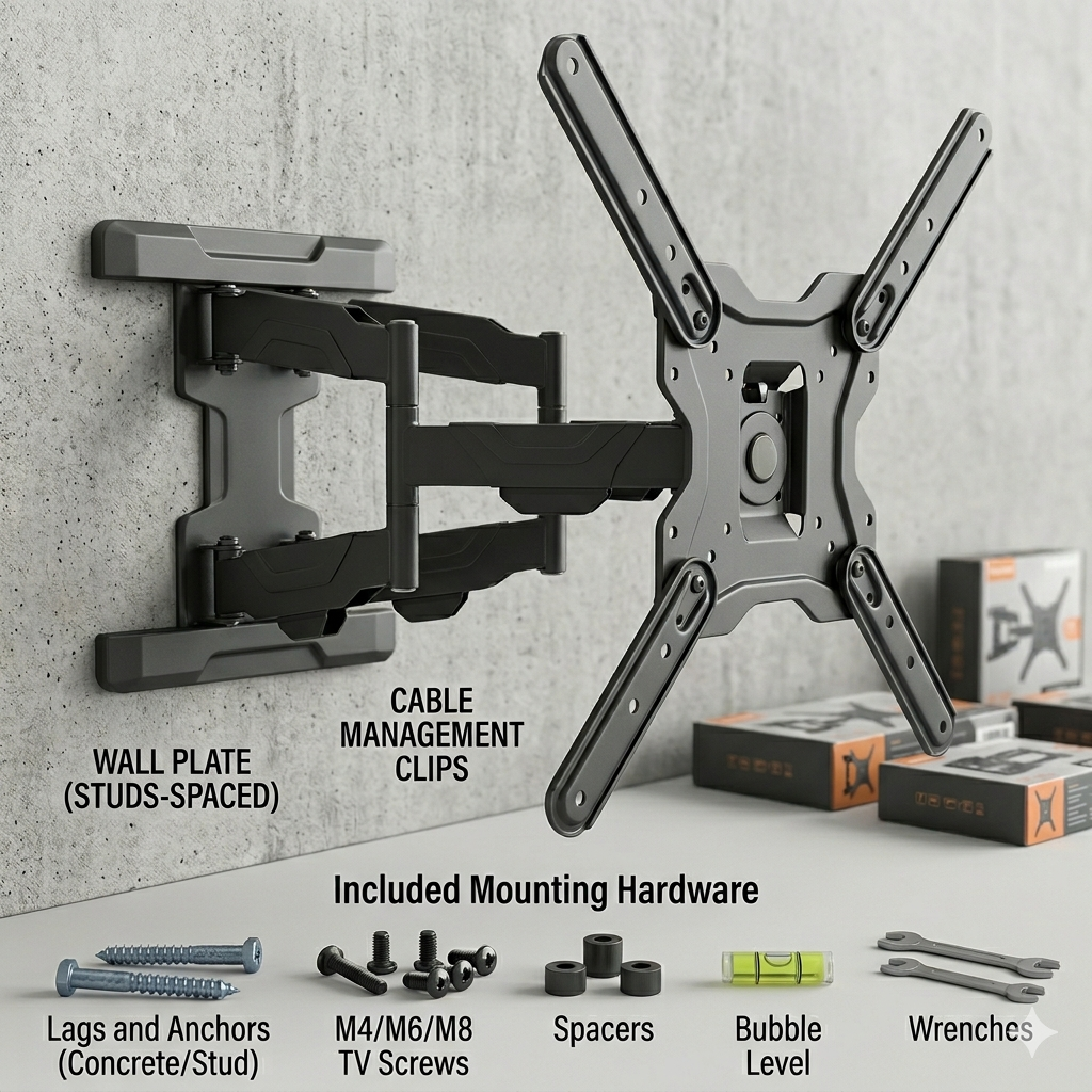 LED TV Wall Mount Bracket 14"–43" - Image 2