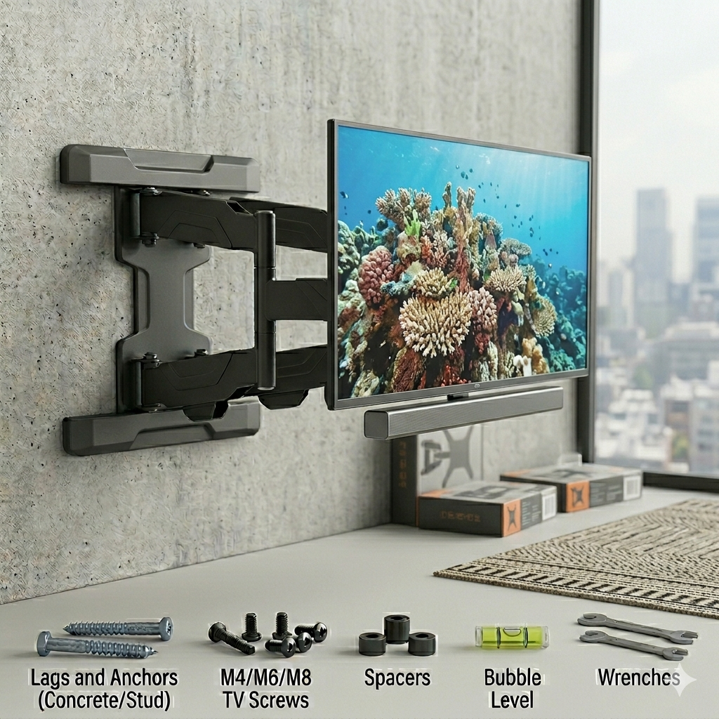 LED TV Wall Mount Bracket 14"–43"