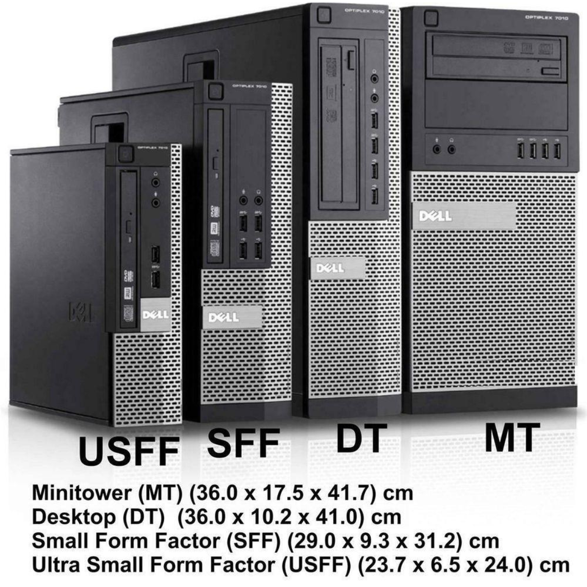 Branded Dell OptiPlex 3010 / 7010 / 390 Desktop PC (Slim & Standard)