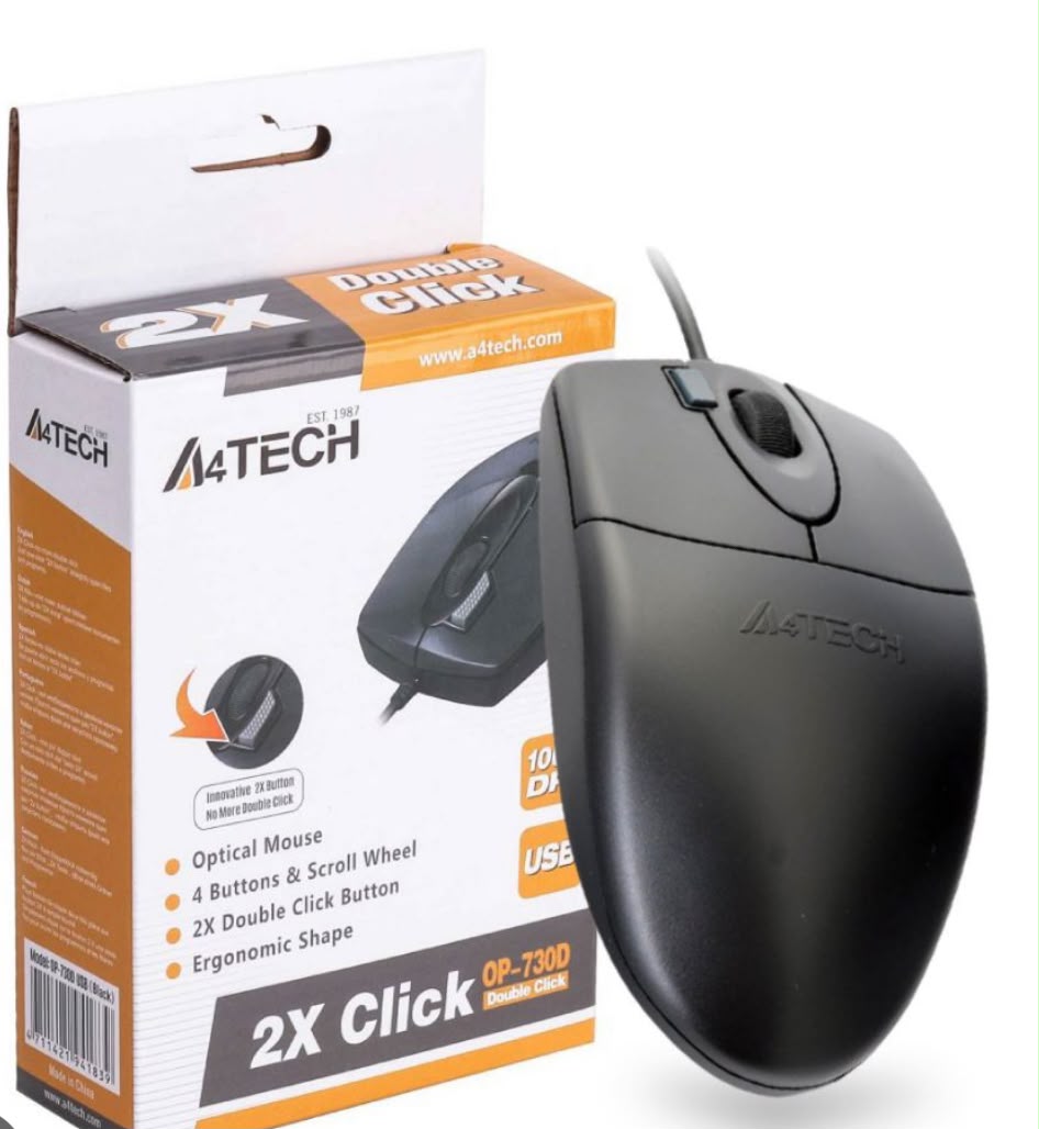 A4 Tech Optical mouse OP 620D - Image 2